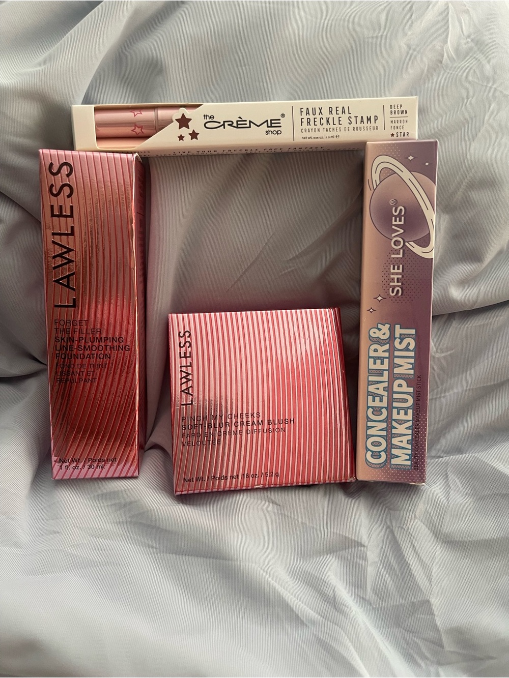 LAWLESS Pink Face & Cheek Set with Concealer & Mist